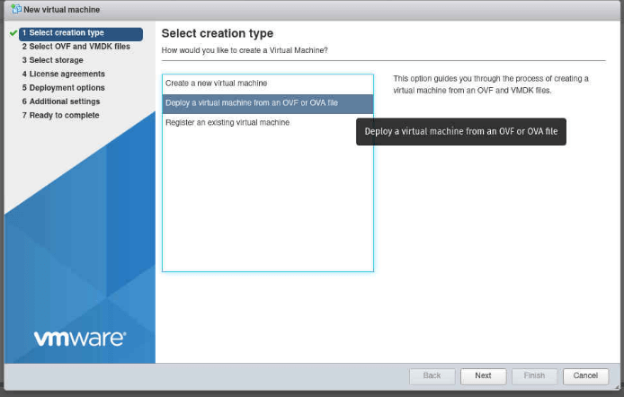 Select Creation Type