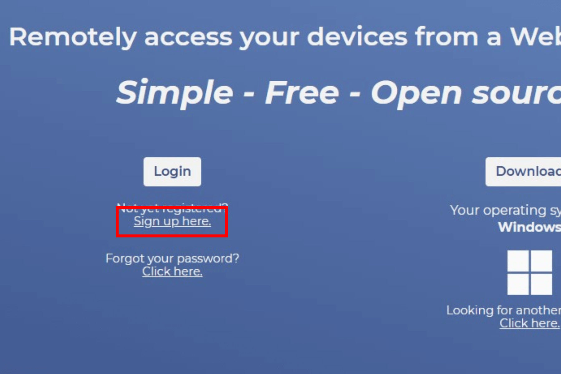 Optional Title Sign up